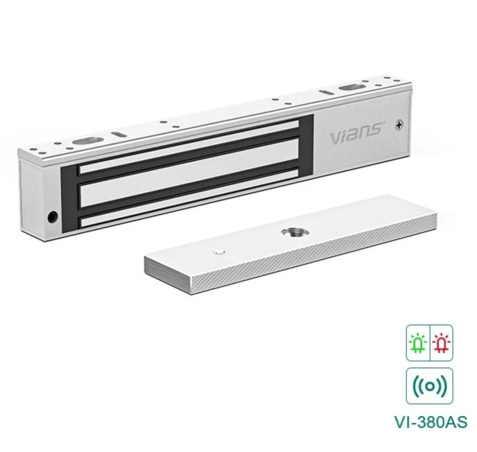 VI-380AS 380KG Single Door Magnetic Lock with LED