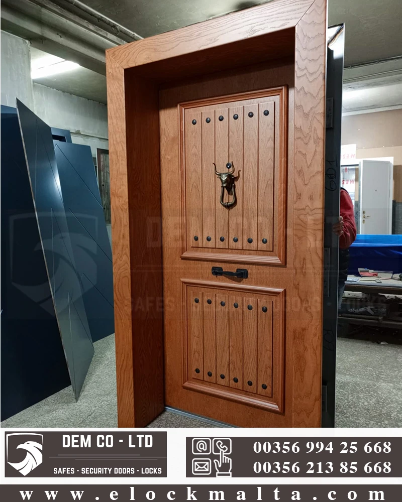 tumbled-steel-door