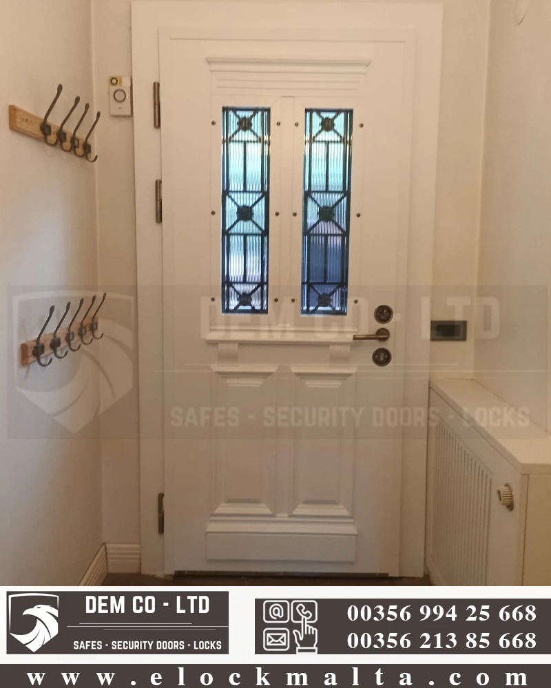 white glazed steel door3