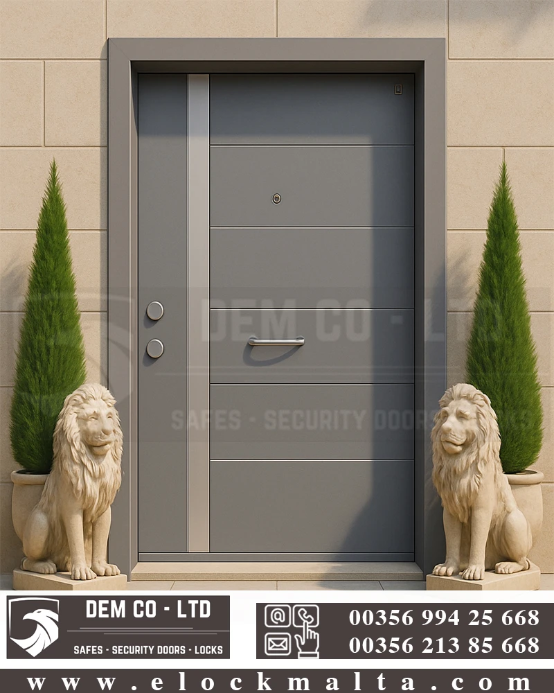 Castle-grey-steel-door