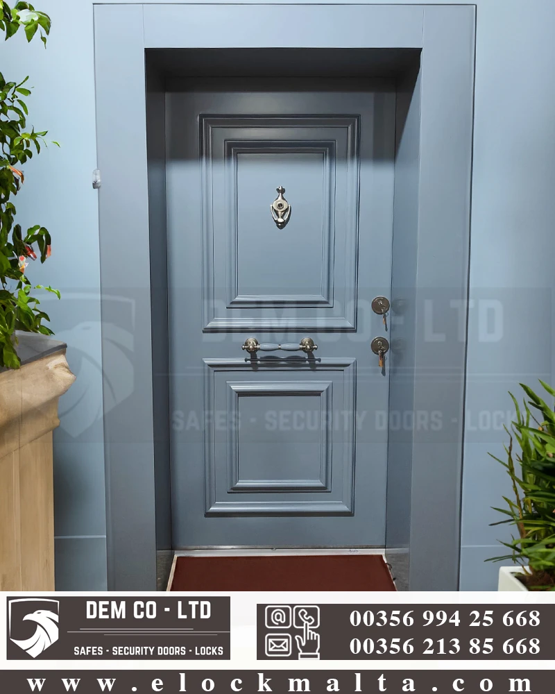 Grey-steel-door