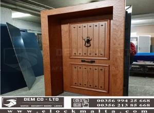 tumbled-steel-door