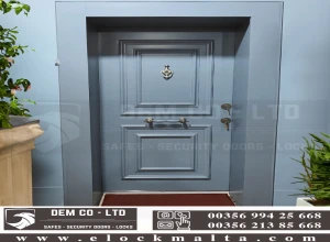 Grey-steel-door